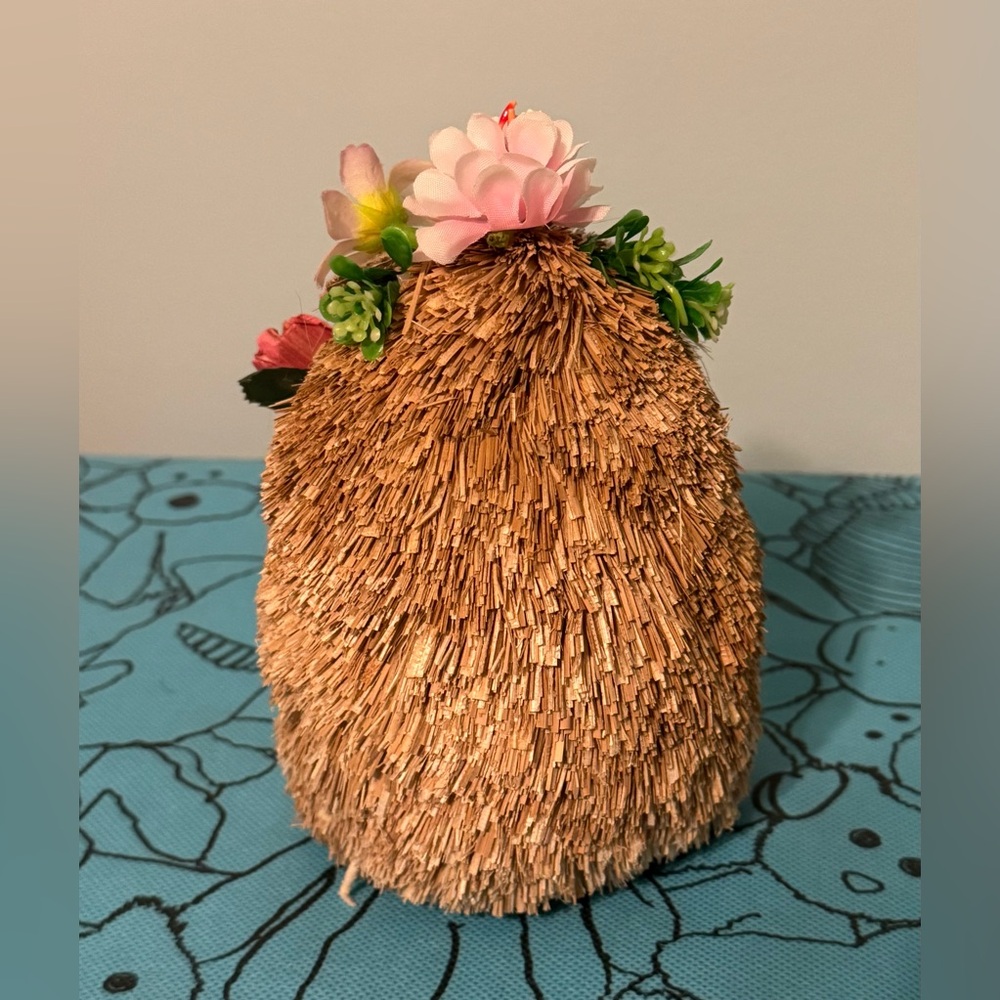 Hedgehog Woodland Bristle Sisal Straw Spring Easter Decor - Picture 6 of 7